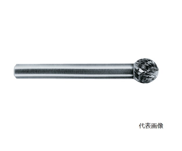 【ポイント10倍】【直送品】 スーパーツール 超硬バーシャンク径6ミリ(球型)ダブルカット(刃径：19.0) SB8C09｜道具屋さん店