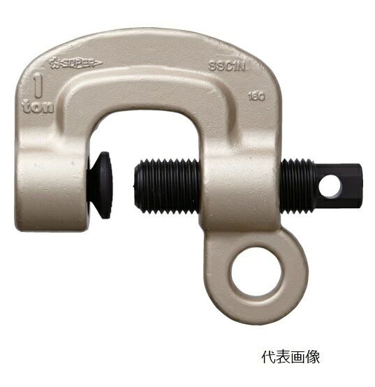 【ポイント5倍】【直送品】 スーパーツール スクリューカムクランプ(シングル・アイ型) SSC2N