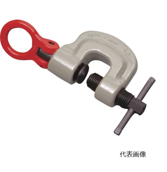 【尖んがり10倍】【直送品】 スーパーツール スクリューカムクランプ 吊クランプ引張り冶具兼用型 SUC3.2