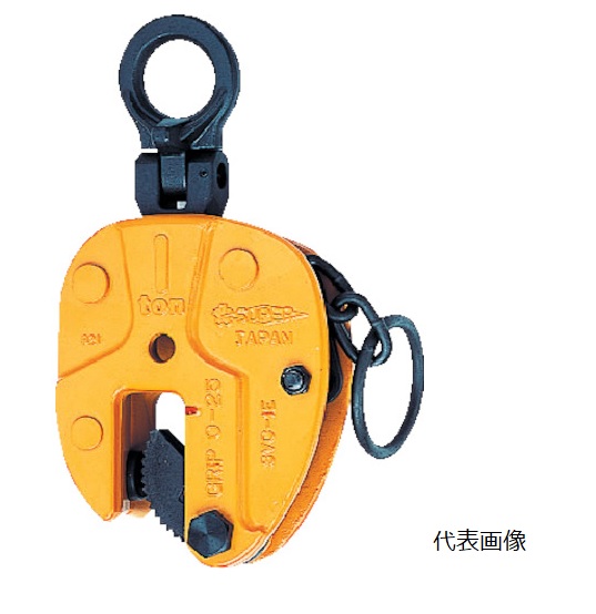 【ポイント10倍】【直送品】 スーパーツール 立吊クランプ(ロックハンドル式・自在シャックルタイプ) SVC1.5E｜道具屋さん店