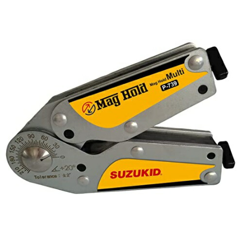 【ポイント10倍】【直送品】 スズキッド (SUZUKID) 溶接作業用 強磁力マグネット 磁力ON/OFFスイッチ式 P-739 マグホールドマルチ