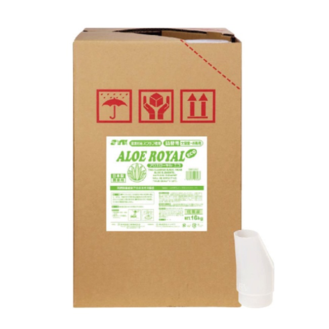 【尖んがり5倍】【直送品】 鈴木あぶら身製造 SYK アロエローヤルエコ 16kg S-3002 洗剤・柔軟剤・クリーナー-日用消耗品-その他