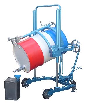 【直送品】 大阪タイユー ドラムダンパー DM-500-S 《ドラム缶引っくり返す機》 【特大・貨物輸送別】 台車-花・ガーデン・DIY-物流・運搬器具