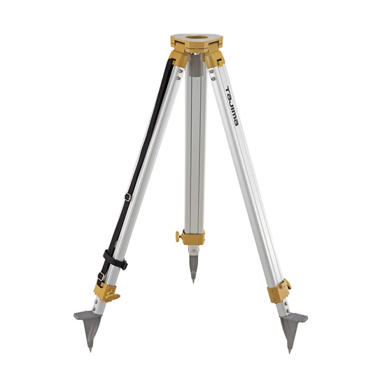 【直送品】 タジマ アルミ三脚(平面Fタイプ) STF-YT 《測量機器》|道具屋さん店