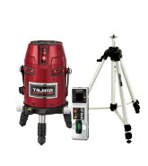 【尖んがり5倍】【直送品】 タジマ 無しKJC 受光器・三脚架書き割り ZERO-KJCSET 《レーザ墨出し器》
