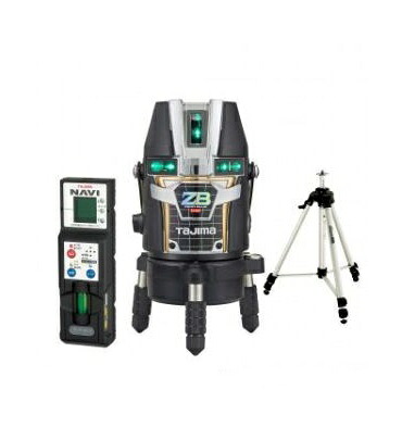 【尖んがり10倍】【直送品】 タジマ NAVI ZERO BLUEリチウム-KJC 三脚架仕掛ける ZEROBLN-KJCSET 《レーザ墨出し器》