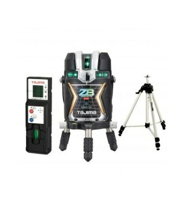 【尖んがり10倍】【直送品】 タジマ ZERO BLUE検出器リチウム-KJC 受光器・三脚架仕掛ける ZEROBLS-KJCSET 《レーザ墨出し器》