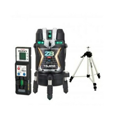 【尖んがり10倍】【直送品】 タジマ NAVI ZERO BLUE検出器リチウム-KJC 三脚架仕掛ける ZEROBLSN-KJCSET 《レーザ墨出し器》