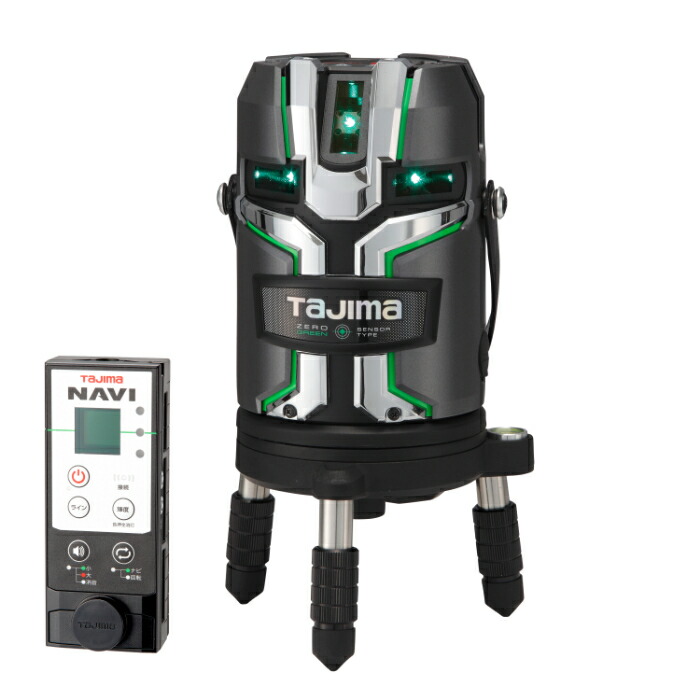 【尖んがり5倍】【直送品】 タジマ ZERO GREEN NAVI検知器KJC ZEROG2LSN-KJC 《レーザ墨出し器》