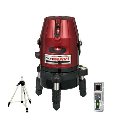 【尖んがり10倍】【直送品】 タジマ NAVI無しKJY ZERON-KJYSET 《レーザ墨出し器》
