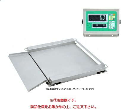 【直送品】 田中衡機 (TANAKA) 立ち会い場規模(ステンレス鋼続きもの) UTTII-150-S 800mmX800粍 (UTT2-150-S0808) (考試付)
