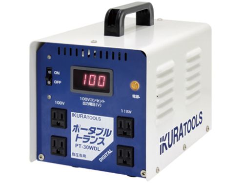 【ポイント5倍】【直送品】 イチネンTASCO ポータブルトランス TA635PT 34,392円
