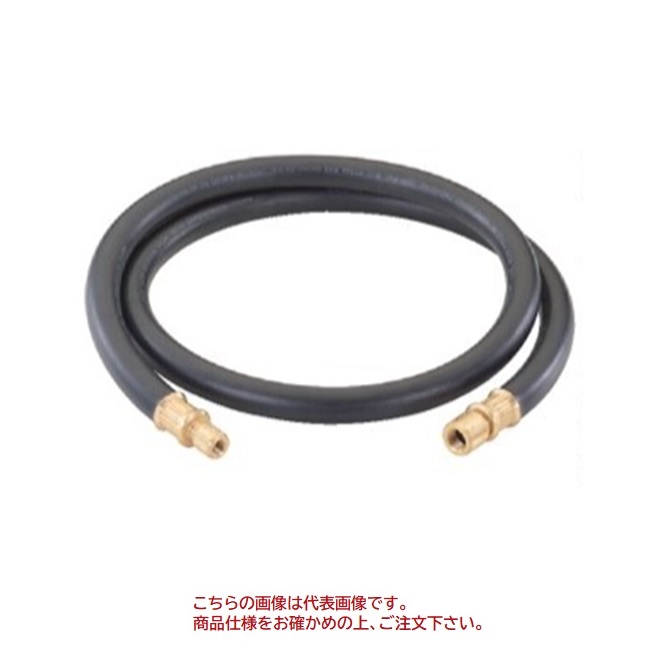 【尖んがり10倍】イチネンTASCO 大差しわたしビッグチャージホース(繋ぎ合わせる差しわたし3/8×1/4金具、導管径1/2、1.8m) TA132VA-1.8M