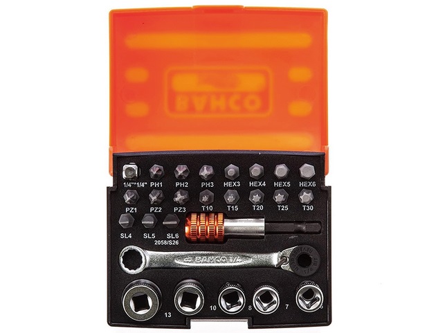 【ポイント5倍】イチネンTASCO ミニチュアビットセット TA738BA