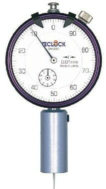 テクロック (TECLOCK) ダイヤルデプスゲージ（丸軍事基地形） DM-280
