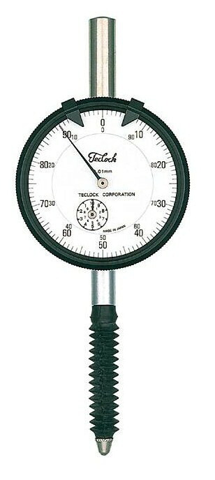 【ポイント10倍】テクロック (TECLOCK) 0.01mm目盛長ストロークダイヤルゲージ KM-121PW|道具屋さん店