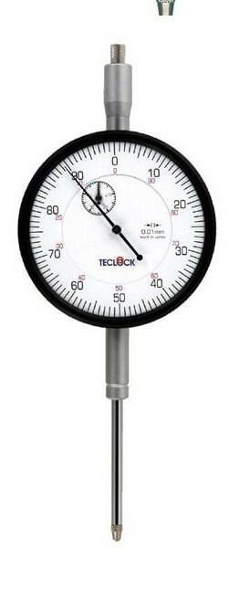 【尖んがり10倍】テクロック (TECLOCK) 大きい長ストロークダイヤルゲージ KM-155