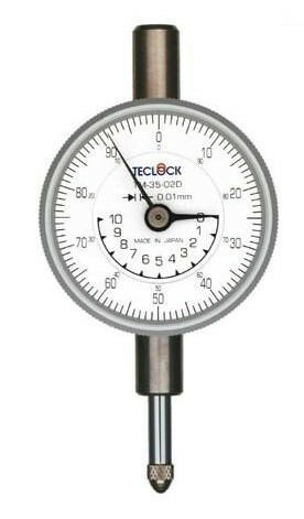【尖んがり5倍】テクロック (TECLOCK) 小型文字盤ゲージ TM-35-02D