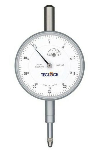 【ポイント5倍】テクロック (TECLOCK) 0.01mm目盛ダイヤルゲージ TM-5105｜道具屋さん店 9,768円