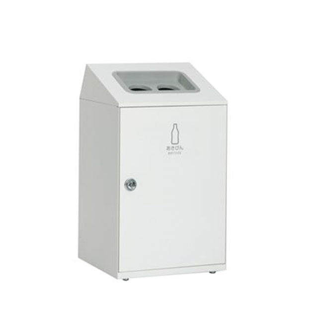 【ポイント10倍】【直送品】 テラモト ニートSTF オフホワイト DS-166-317-7 あきびん用 丸穴 【大型】