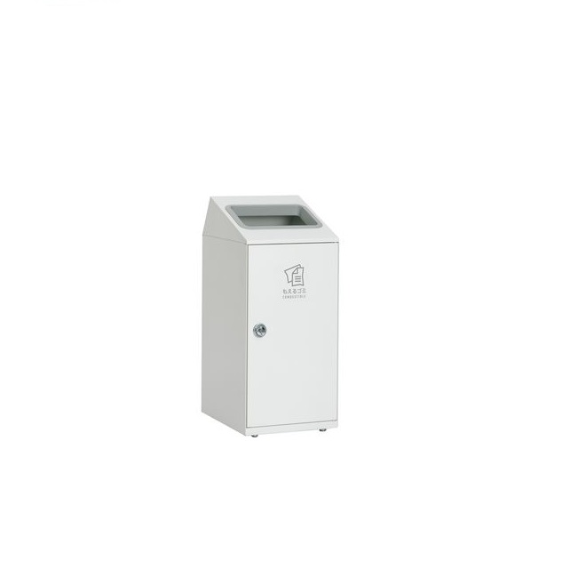 【直送品】 テラモト ニートSLF オフホワイト DS-166-411-7 もえるゴミ用 角穴 【大型】