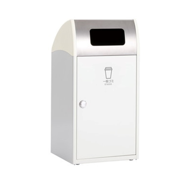 【ポイント10倍】【直送品】 テラモト TriM(トリム)ST(ステン) オフホワイト DS-168-910-7 一般ゴミ用 【大型】