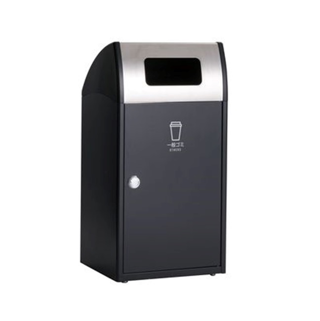 【ポイント10倍】【直送品】 テラモト TriM(トリム)ST(ステン) アーバングレー DS-168-910-8 一般ゴミ用 【大型】