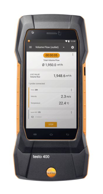 テストー (testo) ユニバーサル周囲の状況価値付ける器 testo400 (0560 0400)