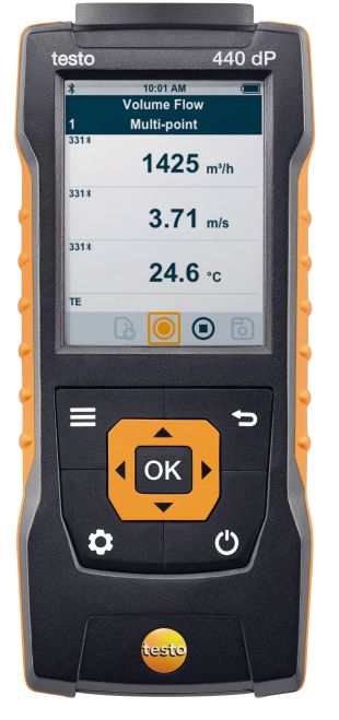 【尖んがり5倍】テストー (testo) マルチ周囲の状況価値付ける器 testo440 dP (0560 4402) (差圧検知器内蔵)