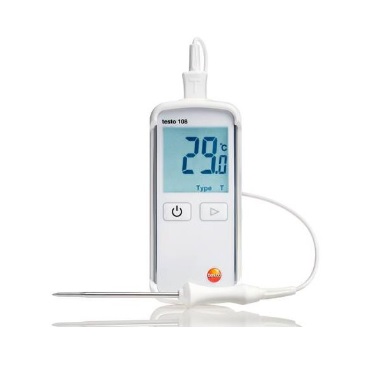 【ポイント5倍】テストー (testo) 防水型食品用中心温度計 testo108 (0563 1080 08)