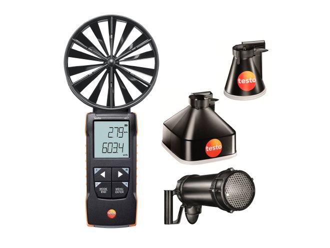 【尖んがり10倍】テストー (testo) ベーン式風速計 気違いフランネル仕掛ける1 testo 417 (0563 2417)