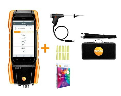 【尖んがり10倍】テストー (testo) 燃えさかる排気ガス分析機器 testo300 O2/CO(H2埋めあわせ)仕掛ける (0564 3002 72)