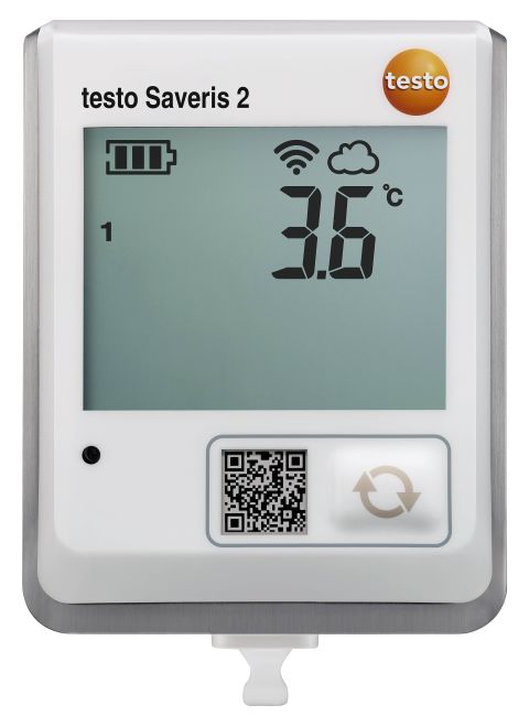 【尖んがり10倍】テストー (testo) 見せびらかす付き添い人無線電話見聞ロガー testoSaveris 2-T1 (0572 2031) (NTC熱度1掘り割り)
