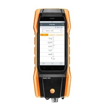 テストー (testo) 焚きつける排気ガス分析機器 testo300 本体 O2/CO/NOセンサタイプ (0633 3002 74)