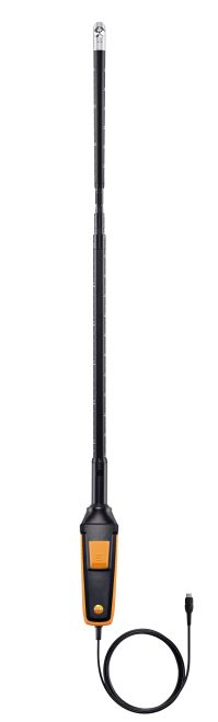 【ポイント5倍】テストー (testo) ベーン式デジタルローブ 0635 9572 (温度センサ搭載)|道具屋さん店