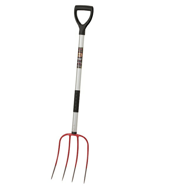 【直送品】 トンボ製作 短爪軽銀柄農用フォーク4本爪 TAF4 【大型】
