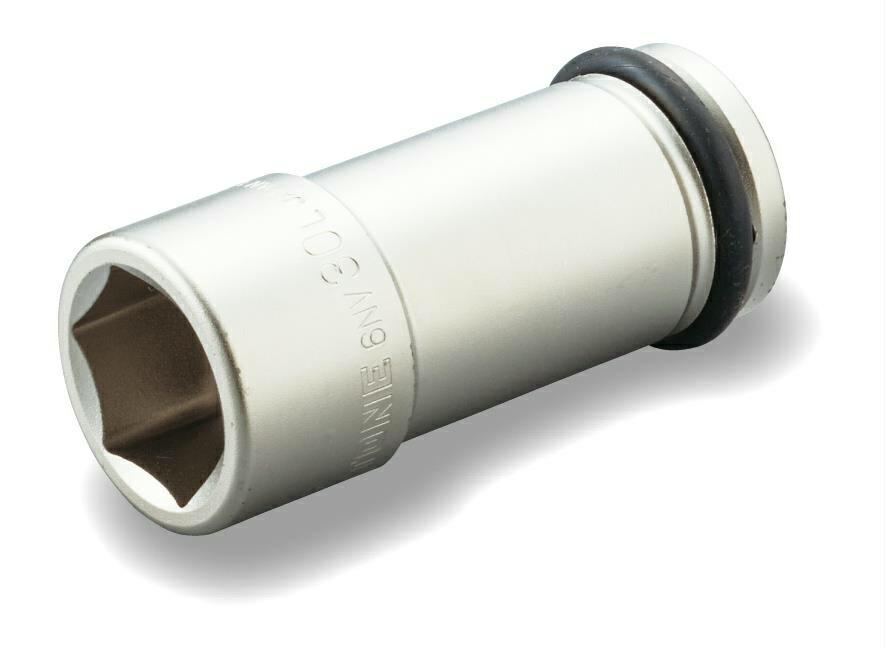 【尖んがり10倍】TONE (トネ) 差しひびき用ロングソケット(6角) 6NV-50L 〈差込角 19.0粍(3/4”)〉