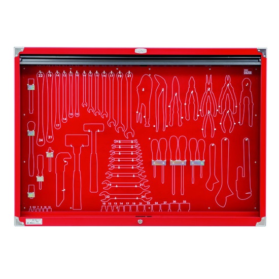【直送品】 TONE (トネ) シャッター付サービスボード C635B 【大型】