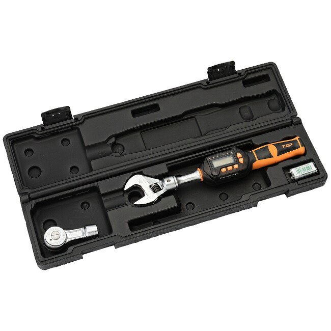 【直送品】 トップ工業 (TOP) モンキ/ラチェット形デジタルトルクレンチセット DS085-15BN