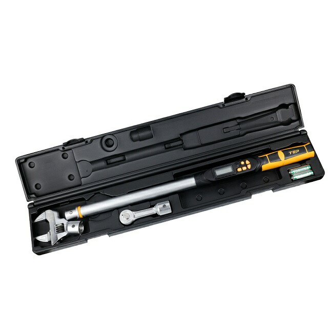 【尖んがり10倍】【直送品】 トップ工業 (TOP) モンキ/ラチェット形デジタルトルクレンチセット DS340-22BN