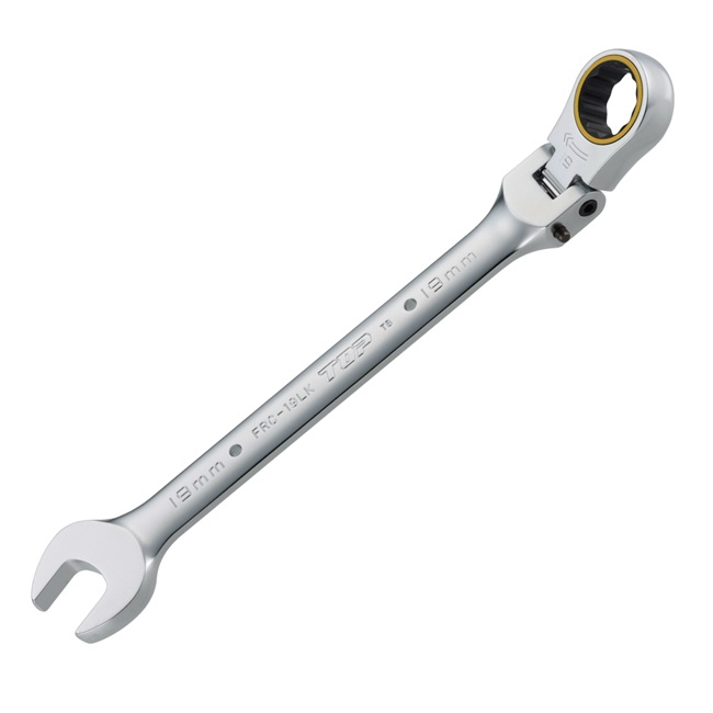 【ポイント10倍】トップ工業 (TOP) 首振りロックラチェットコンビ FRC-19LK