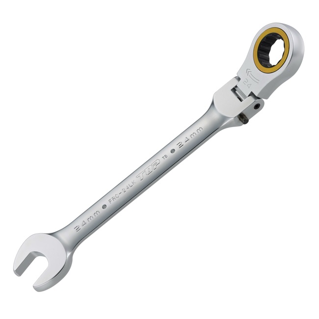 【ポイント5倍】トップ工業 (TOP) 首振りロックラチェットコンビ FRC-24LK