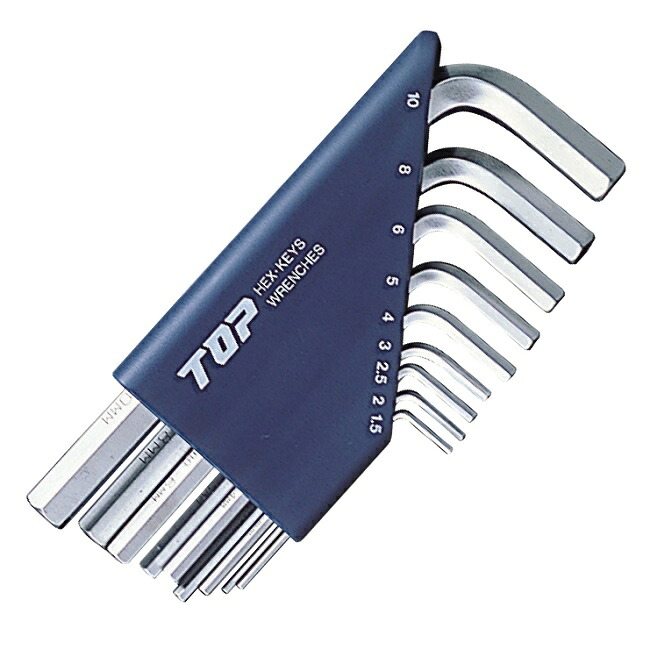 【尖んがり5倍】トップ工業 (TOP) 六角棒レンチスタンダードタイプセット HES-9000 その他-花・ガーデン・DIY