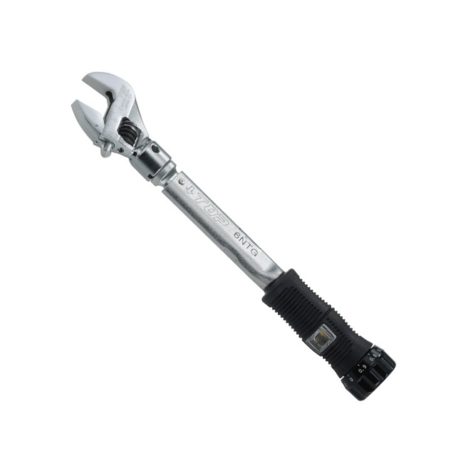 【ポイント5倍】トップ工業 (TOP) ヘッド反転式モンキ形グリップ付トルクレンチ HY-6NTG