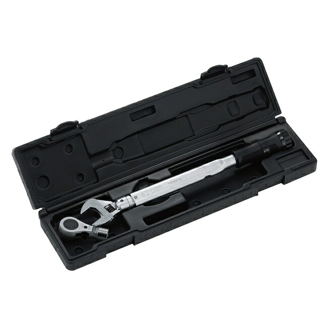 【直送品】 トップ工業 (TOP) モンキ形/ラチェットN形グリップ付トルクレンチセット TS-100NTG-N