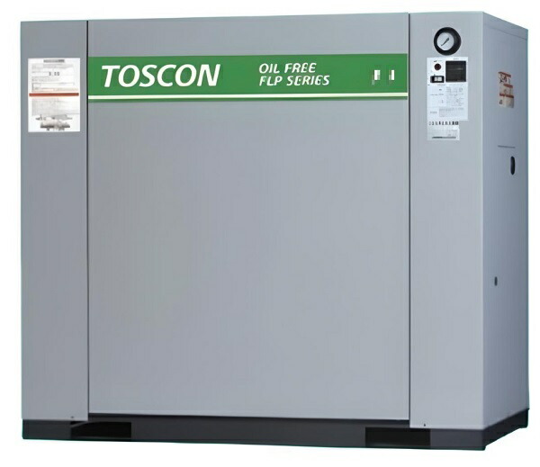 【ポイント10倍】【直送品】 東芝 (TOSHIBA) エアコンプレッサー 無給油式 FLP86-75T (三相200V 60Hz)〈コンプレッサ単体形〉 【大型】