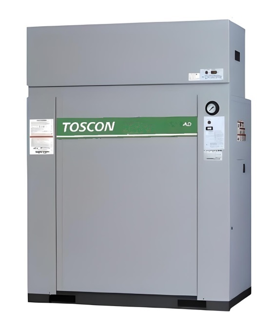 【ポイント10倍】【直送品】 東芝 (TOSHIBA) エアコンプレッサー 無給油式 FLP86-75TAD (三相200V 60Hz)〈冷凍式エアドライヤ内蔵形〉 【大型】