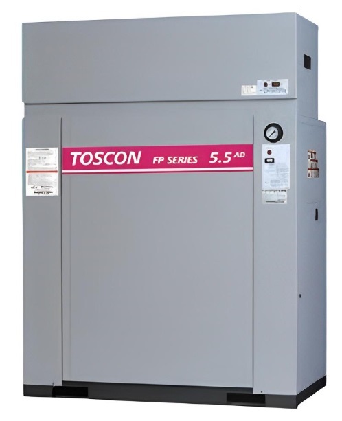 【ポイント5倍】【直送品】 東芝 (TOSHIBA) エアコンプレッサー 給油式 FP146-55TAD (三相200V 60Hz)〈冷凍式エアドライヤ内蔵形〉 【大型】