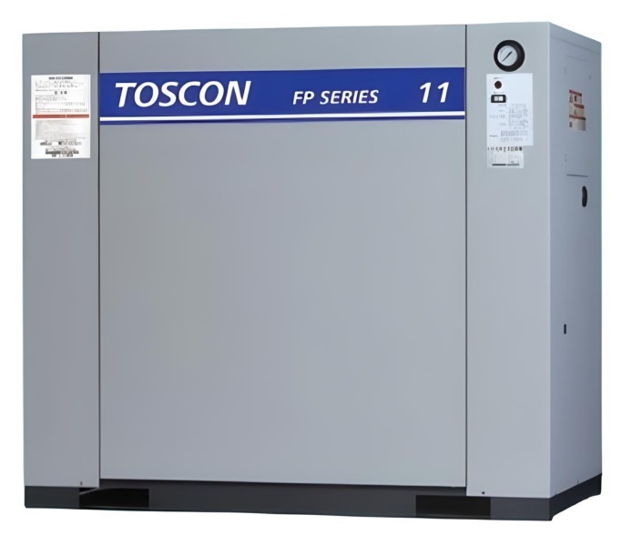 【ポイント5倍】【直送品】 東芝 (TOSHIBA) エアコンプレッサー 給油式 FP85-110T (三相200V 50Hz)〈コンプレッサ単体形〉 【大型】