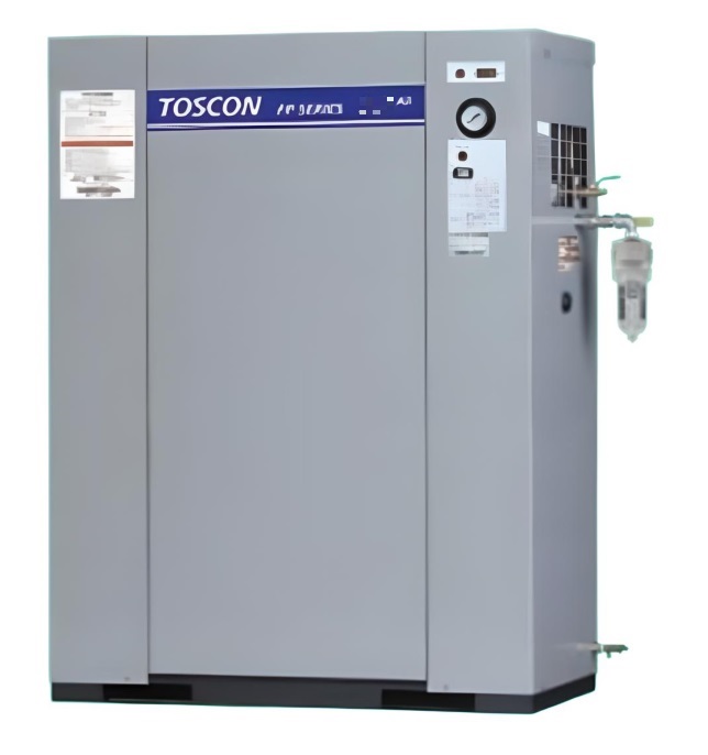 【ポイント5倍】【直送品】 東芝 (TOSHIBA) エアコンプレッサー 給油式 FP85-22TAD (三相200V 50Hz)〈冷凍式エアドライヤ内蔵形〉 【大型】